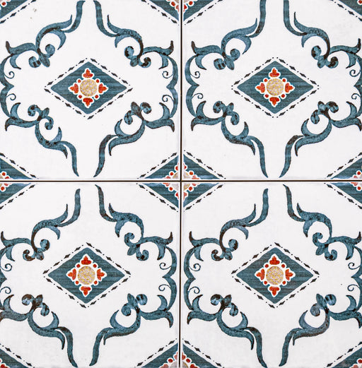 Andratx Dragonera Green 6x6 Glossy Porcelain Tile