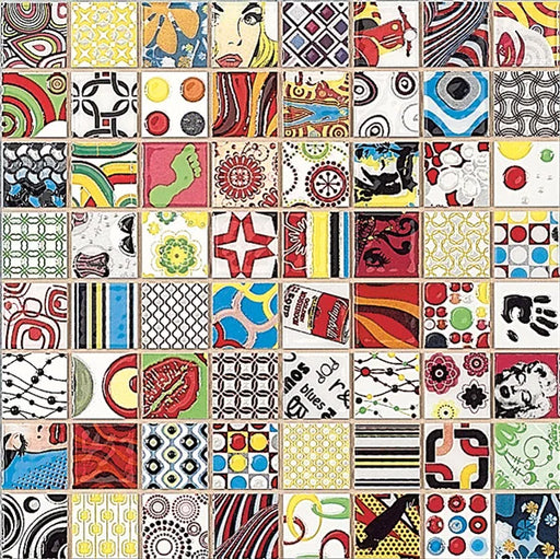 Andy 11.1x11.1 Glass Mosaic