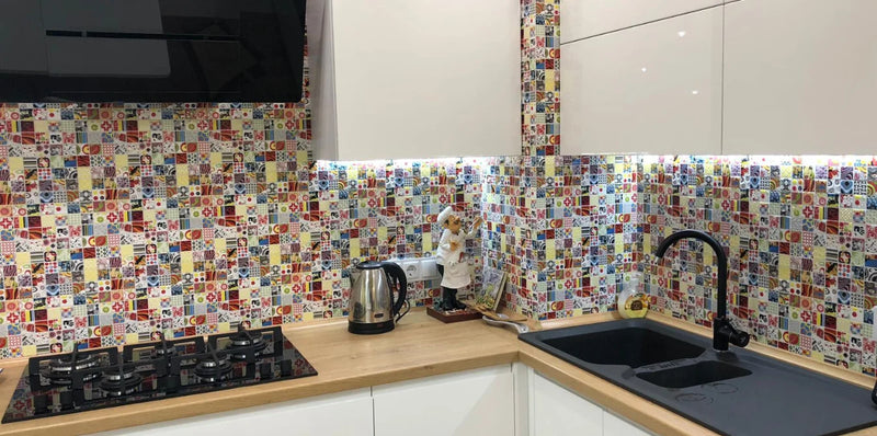 Andy 11.1x11.1 Glass Mosaic