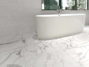 Angelo Silk Shimmer Silver 24x48 Floor and Wall Porcelain Tile