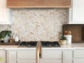 Angora Rhombus Misc. Polished 0.38 Inch Marble Mosaic Tile