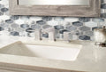 Ankara Metal Stone Misc. 0.24 Inch Glass Blend Mosaic Tile