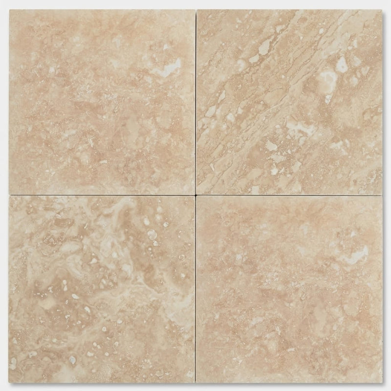 Antalya 18x18 Filled & Honed Travertine Tile close-up