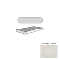 Antalya Cream Marble Leather (Sandblasted & Brushed) 16 x 24 x 2 Double Modern Coping