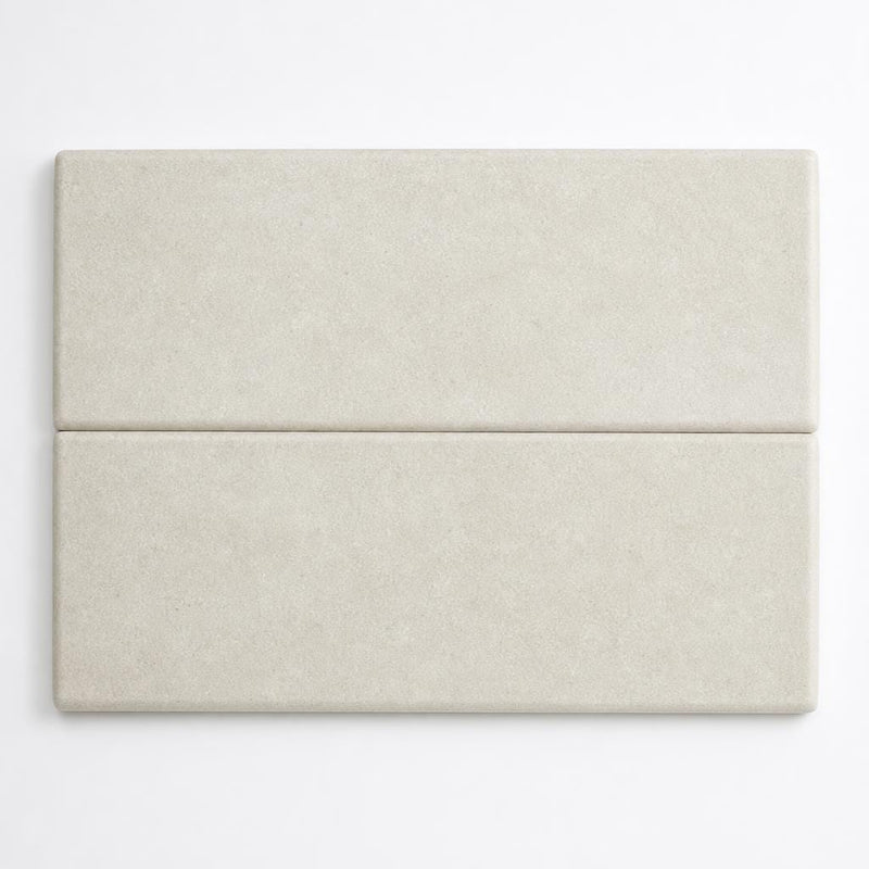 Antalya Cream Marble Leather (Sandblasted & Brushed) 12 x 24 x 1.25 Double Bullnose Coping 12x24 close-up