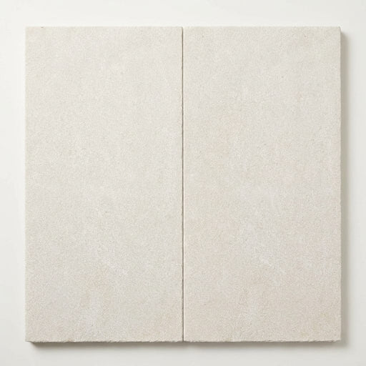 Antalya Cream Marble Leather (Sandblasted & Brushed) 12 x 24 x 1.25 Paver 12x24 close-up