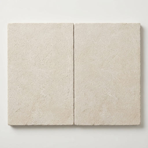 Antalya Cream Marble Leather (Sandblasted & Brushed) 16 x 24 x 1.25 Paver 16x24 close-up