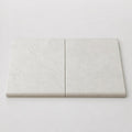 Antalya Cream Marble Leather (Sandblasted & Brushed) 16 x 24 x 2 Bullnose Coping 16x24 close-up