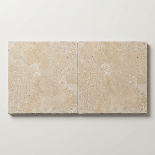 Antalya Cream Marble Leather (Sandblasted & Brushed) 24 x 24 x 2 4-SIDED Modern Coping 24x24 close-up