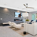 Anthea White Stack Porcelain Wall Mosaic