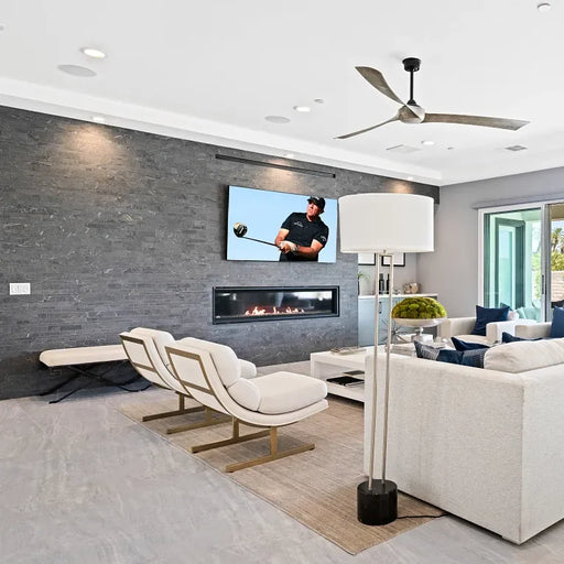 Anthea White Stack Porcelain Wall Mosaic