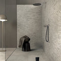 Anthea White Stack Porcelain Wall Mosaic