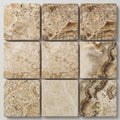 Antico Onyx 12x12 Antiqued (Hand-Tumbled) Travertine Tile close-up
