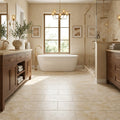 Antico Onyx 12x24 Filled & Honed Travertine Tile — Primary Bath floor