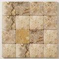 Antico Onyx 6x6 Tumbled Travertine Tile close-up