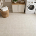 Antique Botticino 6x6 Tumbled Marble Tile — Laundry Room floor