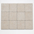 Antique Classico 4x4 Tumbled Travertine Tile close-up
