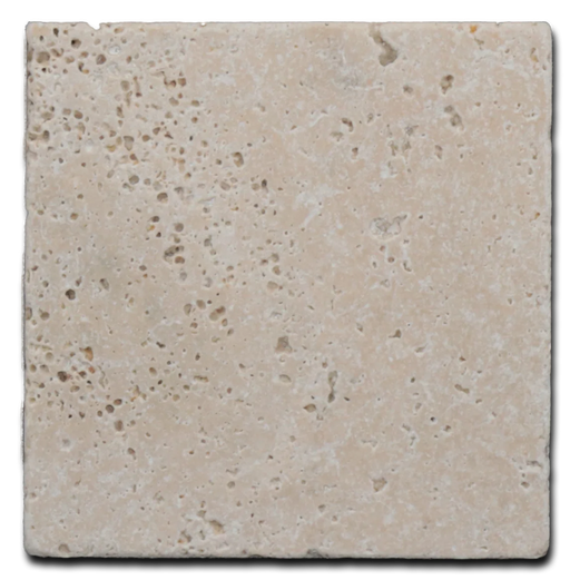Antique Classico 6x6 Tumbled Travertine Tile