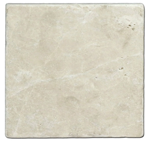 Antique Crema Marfil 6x6 Tumbled Marble Tile