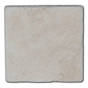 Antique Ivory 6x6 Tumbled Travertine Tile