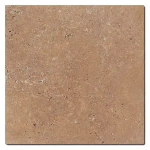 Antique Travertine Noce 12x12 Tumbled Tile