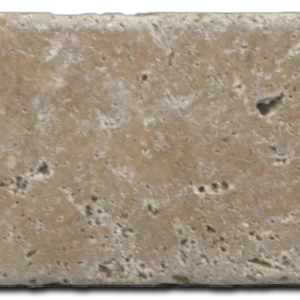 Antique Noce 3x6 Subway Tumbled Travertine Tile