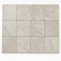 Antique Tundra Grey 4x4 Tumbled Marble Tile close-up