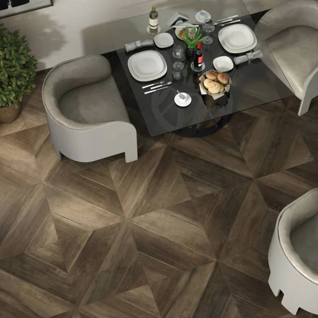 Antique Wenge 24x24 Ceramic Field Tile