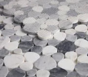 Aphrodite Calacatta Grey 2x2 Marble Mosaic