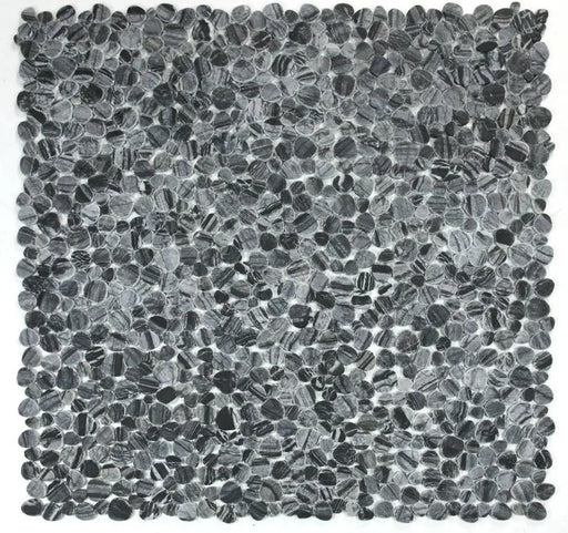 Aphrodite Dark Grain 2x2 Marble Mosaic