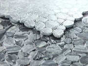 Aphrodite Dark Grain 2x2 Marble Mosaic