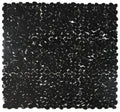 Aphrodite Marquina 2x2 Honed Marble Mosaic