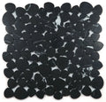 Aphrodite Marquina 2x2 Honed Marble Mosaic
