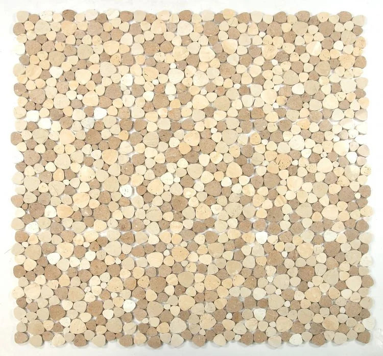 Aphrodite Mix Brown 2x2 Marble Mosaic