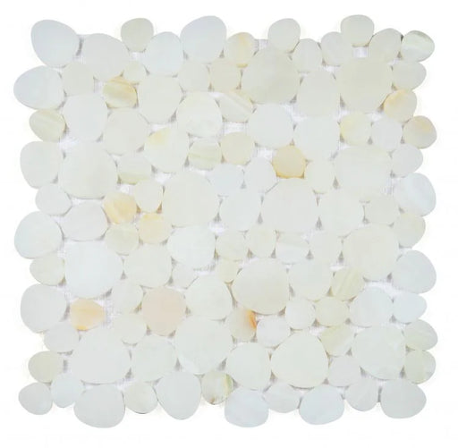 Aphrodite Onyx White 12x12 Honed Mosaic