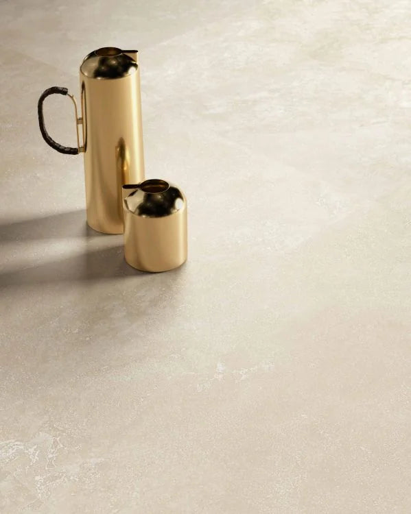 Appia Cross Cut Beige 24x48 Polished Travertine Look Porcelain Tile
