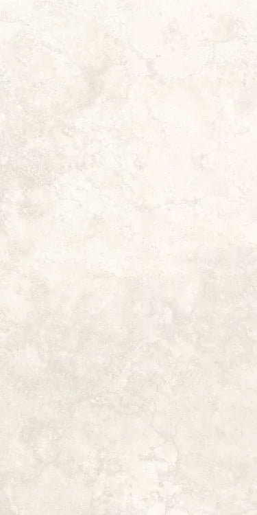 Appia Cross Cut White 24x48 Polished Travertine Look Porcelain Tile