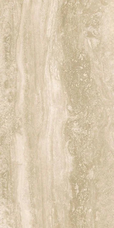 Appia Vein Cut Beige 12x24 Polished Travertine Look Porcelain Tile