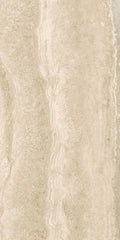 Appia Vein Cut Beige 12x24 Polished Travertine Look Porcelain Tile