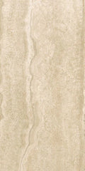 Appia Vein Cut Beige 12x24 Polished Travertine Look Porcelain Tile