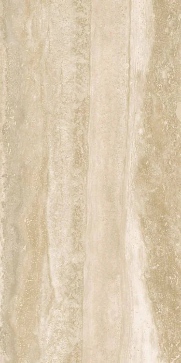 Appia Vein Cut Beige 12x24 Polished Travertine Look Porcelain Tile