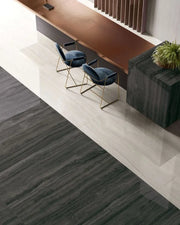 Appia Vein Cut White 12x24 Polished Stone Look Porcelain Tile