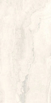 Appia Vein Cut White 12x24 Polished Stone Look Porcelain Tile