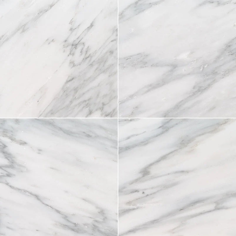 Arabescato Carrara 12x12 Polished Marble Tile