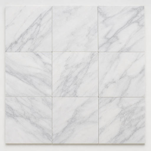 Arabescato Carrara 12x12 Polished Marble Tile close-up