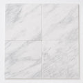 Arabescato Carrara 18x18 Honed Marble Tile close-up