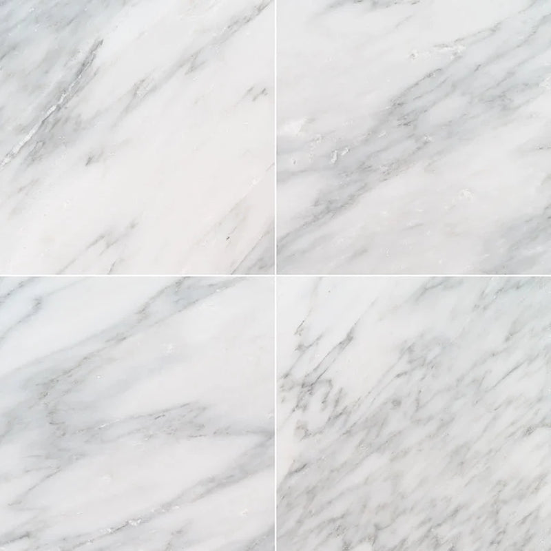 Arabescato Carrara 18x18 Polished Marble Tile