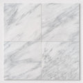 Arabescato Carrara 18x18 Polished Marble Tile close-up
