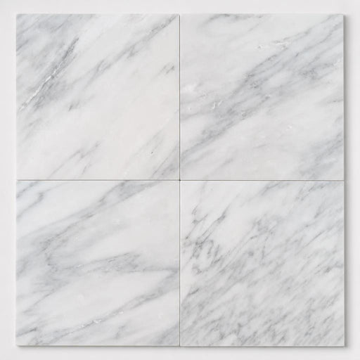 Arabescato Carrara 18x18 Polished Marble Tile close-up