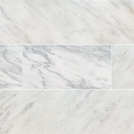Arabescato Carrara 18x36 Polished Marble Tile